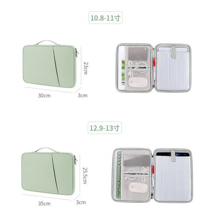 Housse de Rangement Stylée & Multi-Compartiments – Tablettes 10-13’’